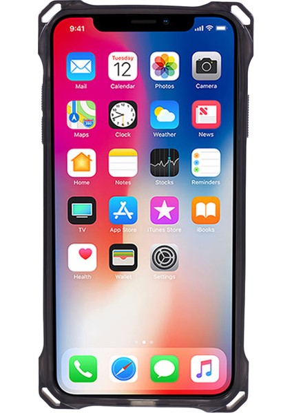 Apple iPhone Xs Max Case Tpu Çerçevesi Temiz Akrilik Geri Telefon Kapak Tövbe Tasarlamalı Siyah (Yurt Dışından)