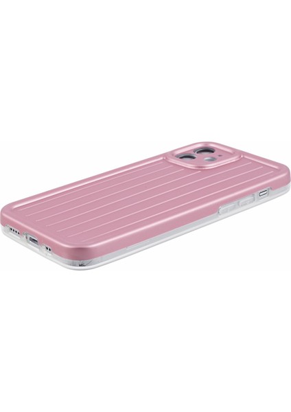 Apple iPhone 11 Vaka 3D Çizgili Desen Imd Tpu Anti-Drop Telefon Kapak Pembe (Yurt Dışından)