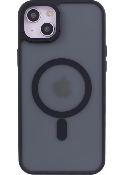 Apple iPhone 13 Case Pc+Tpu Yarı Yoldaş Mat Manyetik Telefon Kapak Black (Yurt Dışından)