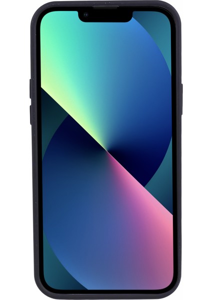 Apple iPhone 13 Case Pc+Tpu Yarı Yoldaş Mat Manyetik Telefon Kapak Black (Yurt Dışından)