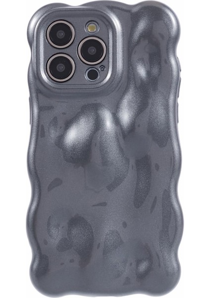Apple iPhone 13 Pro Tpu Kasası Wavy Edge Macaron Renkli Cep Telefonu Kapak-Grey (Yurt Dışından) modelleri