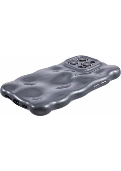 Apple iPhone 13 Pro Tpu Kasası Wavy Edge Macaron Renkli Cep Telefonu Kapak-Grey (Yurt Dışından) fırsatları