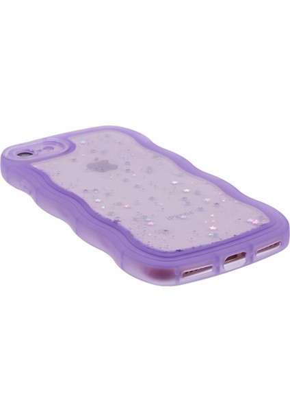 Apple iPhone 7/8 Için Jtw Serisi (Case Glitter Stars Wavy Edge Tpu Kapak-Mor (Yurt Dışından) indirimleri