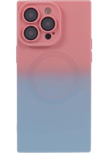 Apple iPhone 13 Pro Max Tpu Kasası Için Hh Serisi Magsafe Kabullu Kapak Pınk+Mavi Ile Ilgili (Yurt Dışından)
