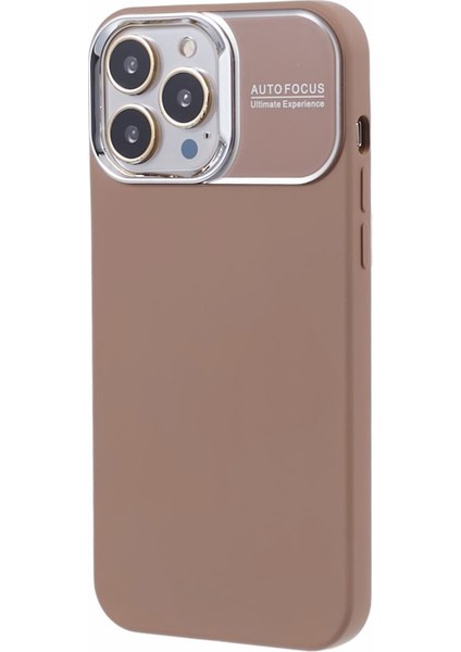 Apple iPhone 13 Pro 6.1 Inç Cep Telefonu Kasası Yumru Köpek Sıvı Silikon Kapak Karamel (Yurt Dışından)