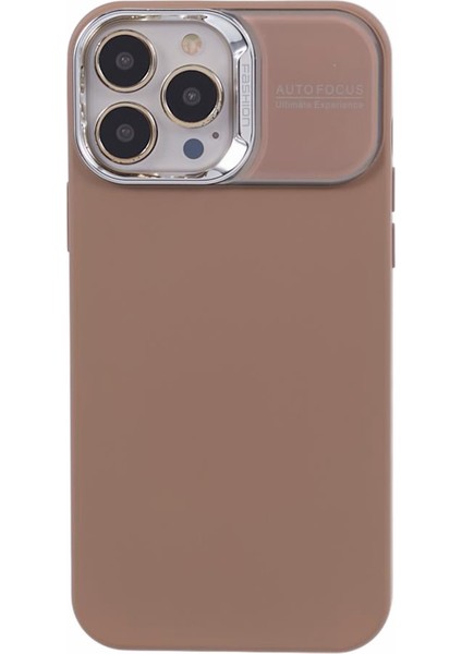 Apple iPhone 13 Pro 6.1 Inç Cep Telefonu Kasası Yumru Köpek Sıvı Silikon Kapak Karamel (Yurt Dışından)