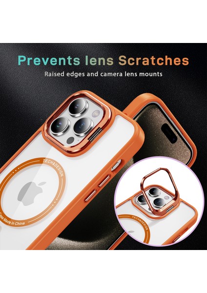 Apple iPhone 12/12 Için Ysm Magsafe Kamera Kickstand Kapak-Turun (Yurt Dışından)