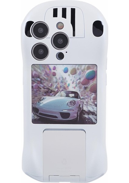 Apple iPhone 13 Pro Max Case Kickstand Spor Otomobil Süper Otomobil Koruyucu Telefon Kapak-Beyaz (Yurt Dışından) fiyatları
