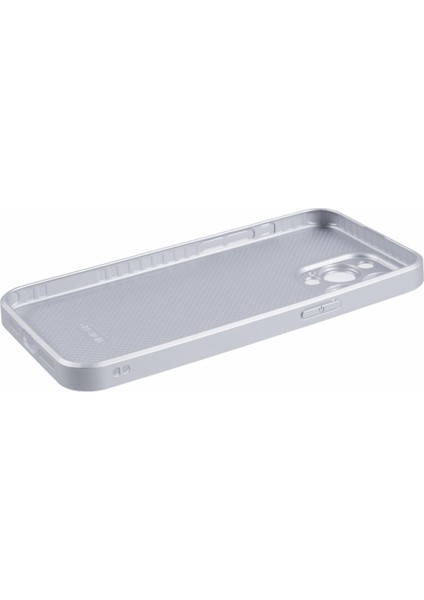 Apple iPhone 13 Pro Temperli Cam Kılıf Renkli Yapı Taşları Için Desen Telefon Geri Kapak Silver (Yurt Dışından)