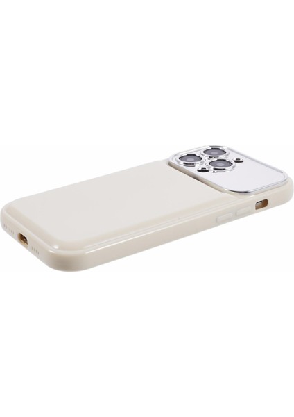 Apple iPhone 13 Pro Electole Lens Çerçevesi Şeker Renk Tpu Kapağı (Hassas Kesim) Için Hyt Serisi-Beyaz (Yurt Dışından)