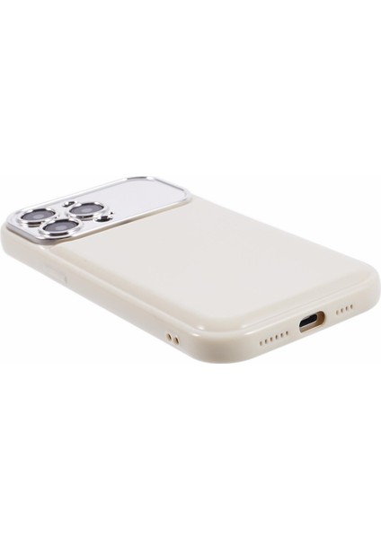 Apple iPhone 13 Pro Electole Lens Çerçevesi Şeker Renk Tpu Kapağı (Hassas Kesim) Için Hyt Serisi-Beyaz (Yurt Dışından)