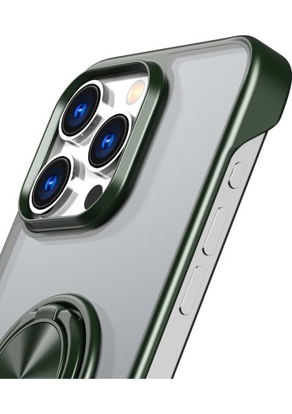 Apple iPhone 14 Pro Max Case Sınırsız Tasarım Yüzüğü Kickstand Telefon Kapak Yeşil (Yurt Dışından) fırsatları