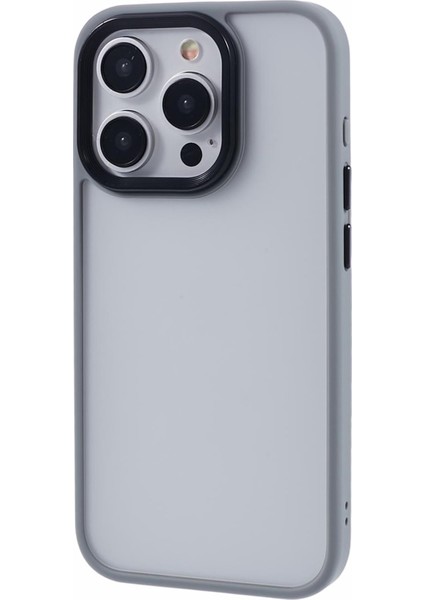 Fulexin Tpu+Akrilik Kabuk Için Apple iPhone 15 Pro Damla Dayanıklı Telefon Kılıfı Cilt Touch Geri Kapak Grey (Yurt Dışından)