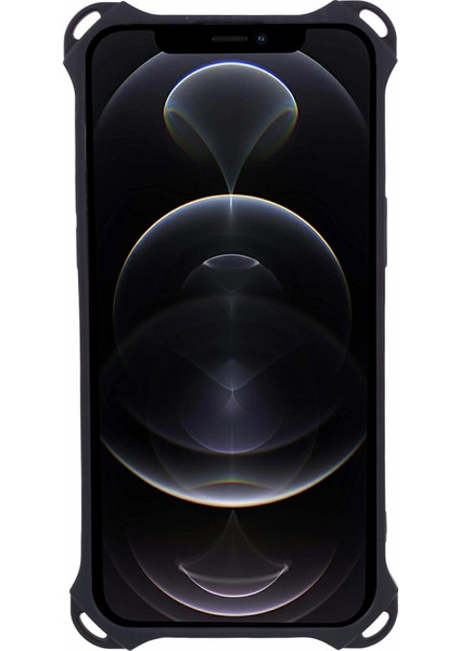Apple iPhone 12 Pro Max Için 6.7 Inç Telefon Kılıf Kartı Yuvası Tpu Arka Kabuk Kapağı (Hassas Kesim) -Black (Yurt Dışından)