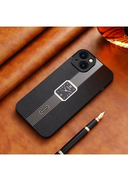 Apple iPhone 13 Mini 5.4 Inç Kasa Izleme Deseni Damla Dayanıklı Hibrit Telefon Kapağı Black (Yurt Dışından) fiyatları