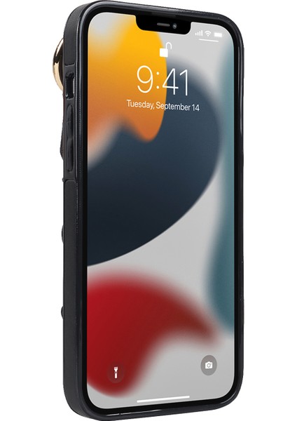 Apple iPhone 12 Pro Max Maksimum Pileli Bileklik Pu Deri+Tpu Cep Telefonu Kılıf (Yurt Dışından) modelleri