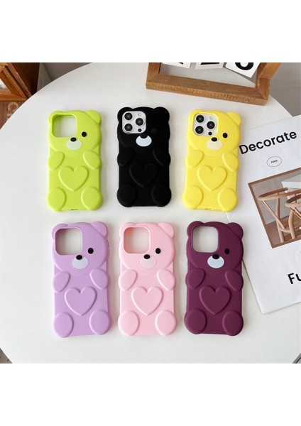 Apple iPhone 14 Pro Max Max Tasarısı Yumuşak Tpu Kalu Telefon Geri Kabuk-Dark Mor (Yurt Dışından)