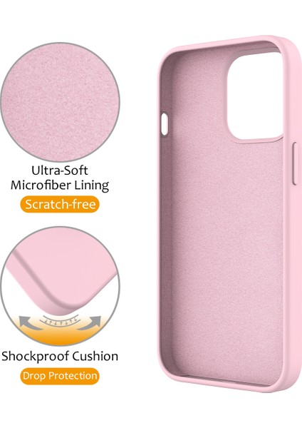 Apple iPhone 14 Pro Magnetic Case Kickstand Anti-Drop Pc+Silikon Kapak Grey Pembesi (Yurt Dışından)