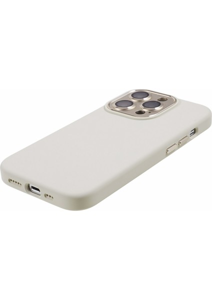 Apple iPhone 14 Pro Max Metal+Temsilli Cam Lens Koruyucu Telefon Kılıfı Sıvı Silikon+Pc Anti-Hoş (Yurt Dışından) modelleri
