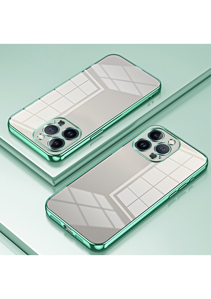 Apple iPhone 13 Pro Yumuşak Tpu Telefon Kasası Hassas Lens Kesikler Yeşili (Yurt Dışından) indirimleri