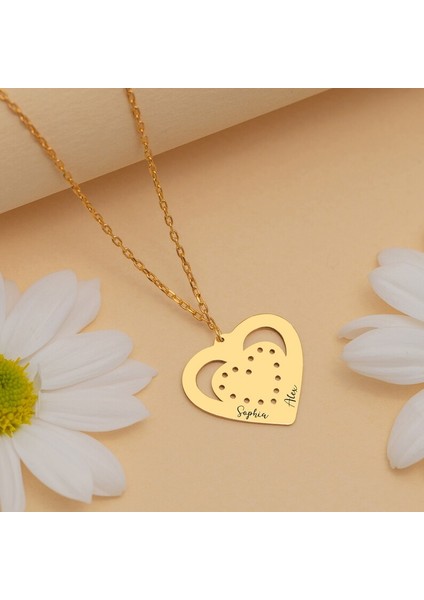 925 Ayar Gümüş Kalp Isim Kolye modelleri