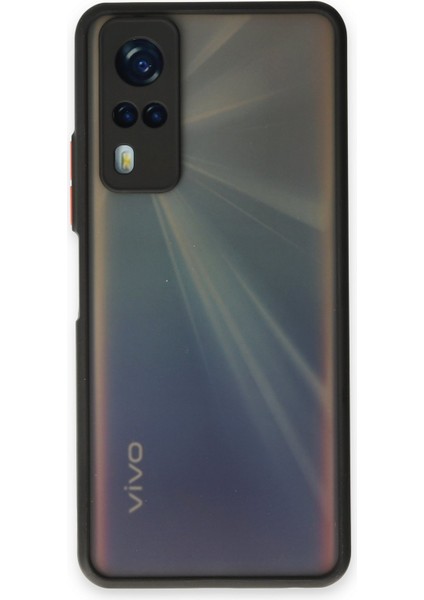 Vivo Y53S Kılıf Montreal Silikon Kapak - Siyah