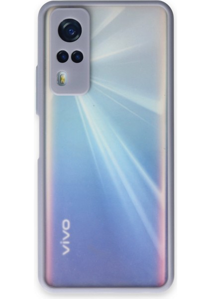 Vivo Y53S Kılıf Montreal Silikon Kapak - Gri