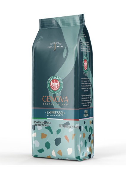 Espresso Genova Blend (ÇEKİRDEK VEYA ÖĞÜTÜLMÜŞ) Kahve 1 Kg.