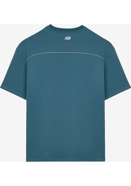 Graphic T-Shirt M Short Sleeve Erkek Petrol Tshirt S231094-405