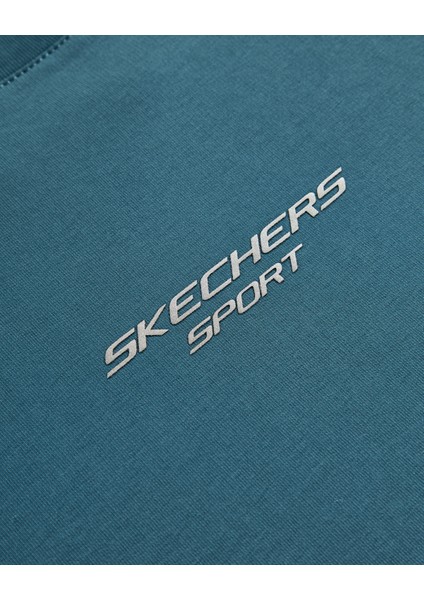 Graphic T-Shirt M Short Sleeve Erkek Petrol Tshirt S231094-405