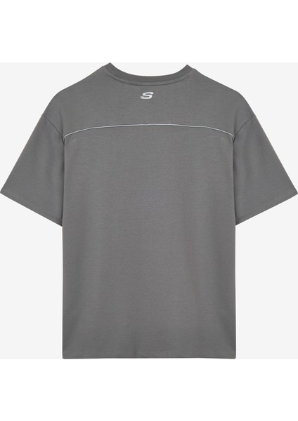 Graphic T-Shirt M Short Sleeve Erkek Antrasit Tshirt S231094-003