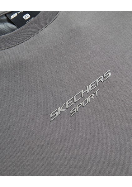 Graphic T-Shirt M Short Sleeve Erkek Antrasit Tshirt S231094-003