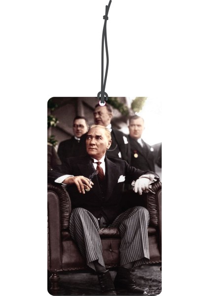 Bymeyla Atatürk Tasarımlı Dekoratif Oto Kokusu ve Oto Tasarımlı