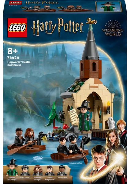 LEGO® Harry Potter™ Hogwarts Şatosu Kayıkhanesi 76426 - 8 Yaş ve Üzeri Harry Potter Hayranları için 7 Minifigür İçeren Koleksiyonluk Yaratıcı Oyuncak Yapım Seti (350 Parça)