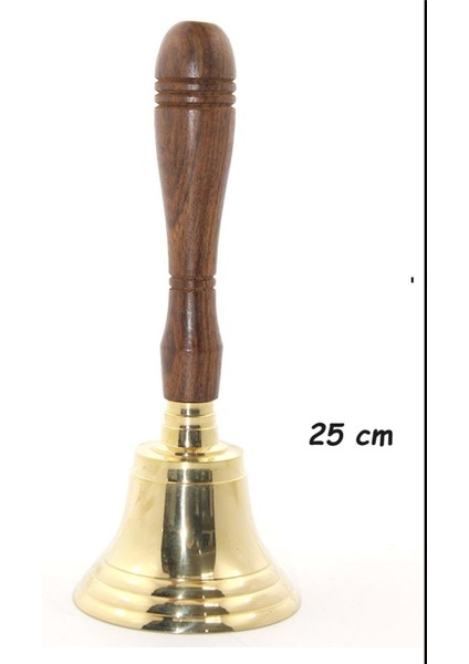 Pirinç Okul El Çanı 25 cm fiyatları