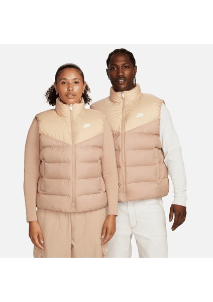 Sportswear Therma Fit Kadın Krem Günlük Kolsuz Yelek DQ6896