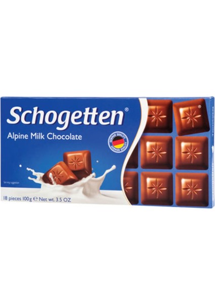 Sütlü Çikolata 100 gr Alman Çikolatası