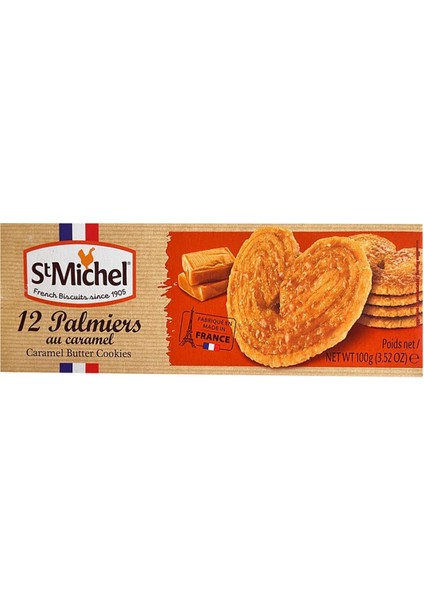 St Michel Palmıers Tereyağlı Karamelli Bisküvi 100 G