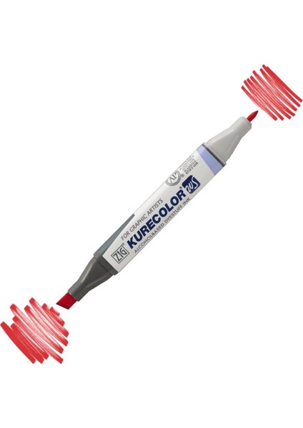 Kurecolor KC3000 Twin S Marker Kalem 217 Cadmium Red