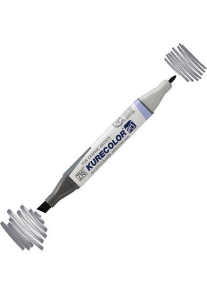 Kurecolor KC3000 Twin S Marker Kalem C08 Cool Gray 8