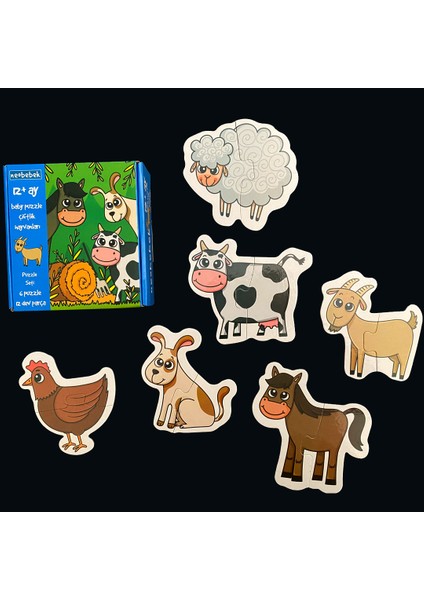 Ikili Baby Puzzle Seti (2 Kutu)