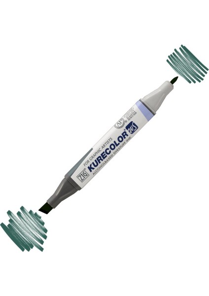 Kurecolor KC3000 Twin S Marker Kalem 539 Marine Green
