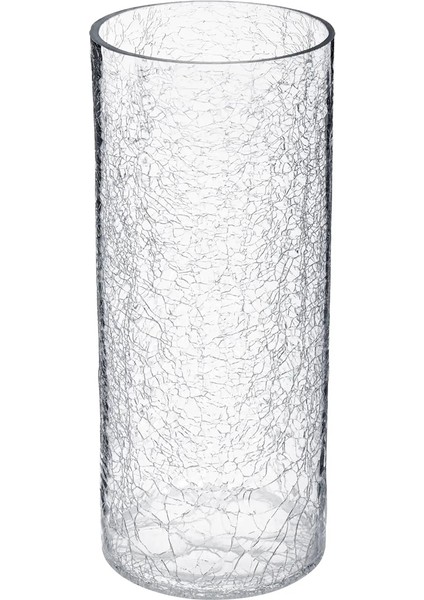 El Imalatı Denizli Silindir Cam Vazo Su Çatlağı Mod 15 cm fiyatları