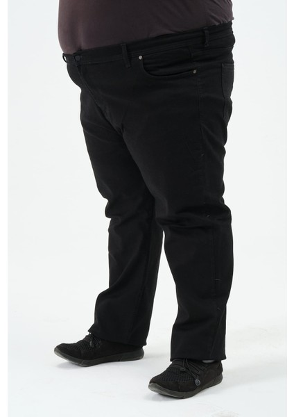 Büyük Beden Erkek Kot Patolon Likralı Battal Siyah 501 fiyatları