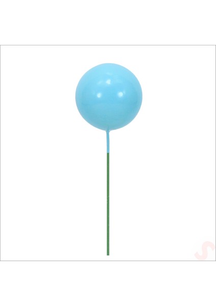Çubuklu Süsleme Topu, 2cm x 10 Adet - Mavi