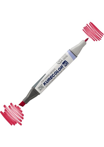 Kurecolor KC3000 Twin S Marker Kalem 266 Wine Red