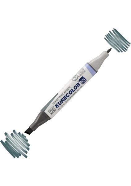 Kurecolor KC3000 Twin S Marker 846 Green Gray 4