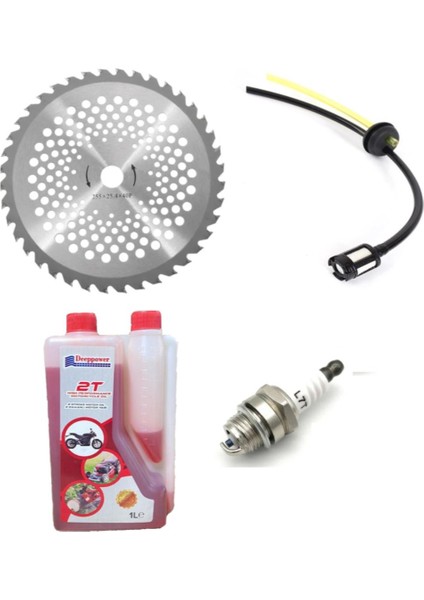 Motorlu Tırpan Elmas Daire Testere Buji 2t Yağ Hortum Set fiyatları