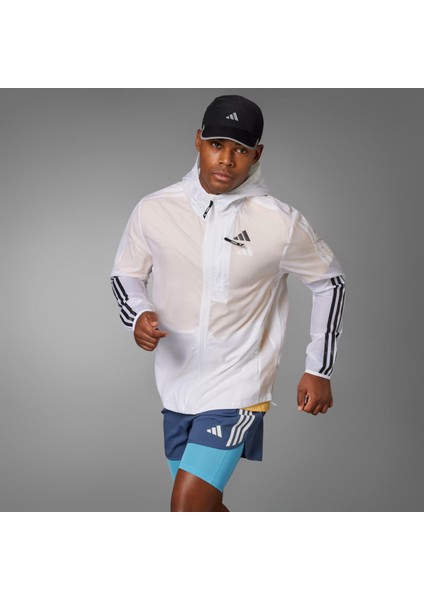 Own The Run 3 Stripes Erkek Sweatshirt