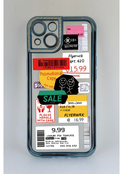 iPhone 13 Barkod Tasarımlı Telefon Kılıfı